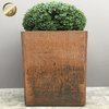 Modern Style Corten Steel Rusty Metal Tapered Decoration Flower Planter