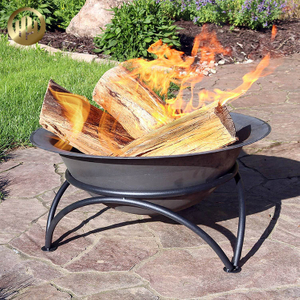 Round Metal Steel Laser Cut Round Fire Pit Practical Heater