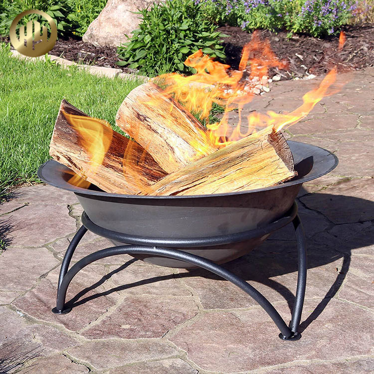 Garden Outdoor Original Colour Round Wood Burning Metal Fire Bowl Pit