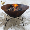 Outdoor Camping Corten Steel Round Metal Decoration Fire Pit