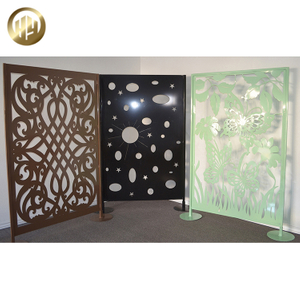 Custom Colour Powder Coating Rectangular Metal Decoration Screen