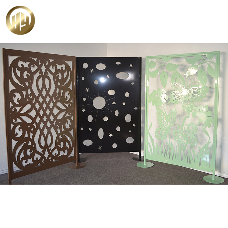 Custom Colour Powder Coating Rectangular Metal Decoration Screen