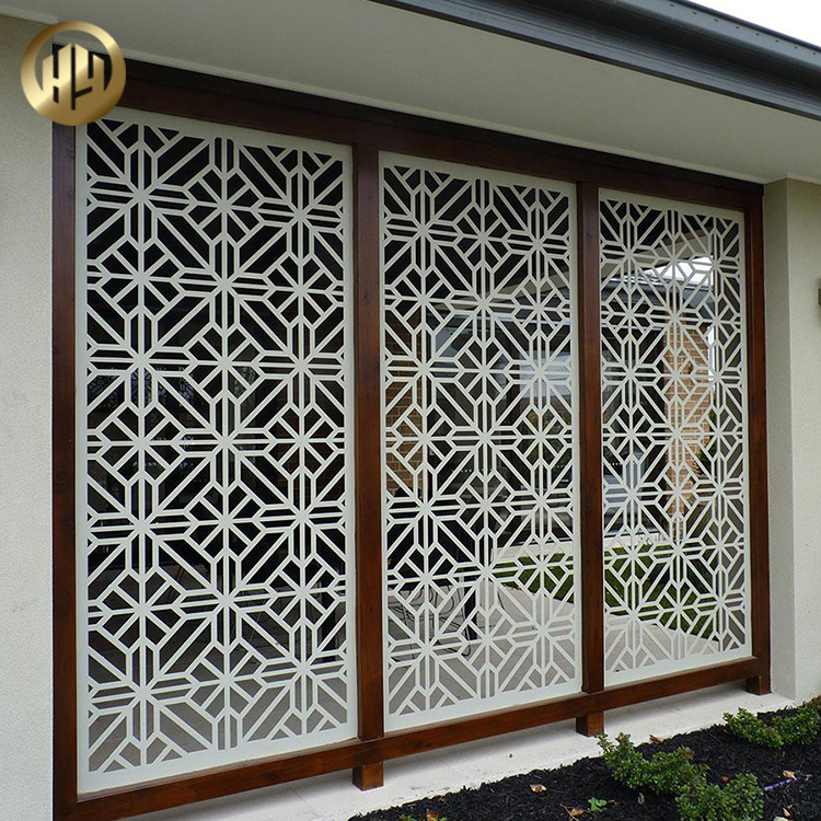 Wholesale Courtyard Divided Metal Laser Cut Panel Decoration Screen