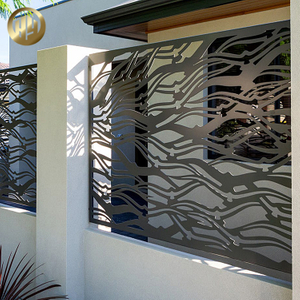 Metal Powder Coating Rectangular Modern Pattern Design Decoration Screen