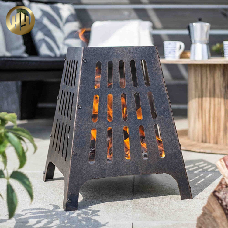 Wholesale Laser Cut Pattern Metal Wood Burning Fire Pit Heater