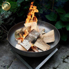 Outdoor Original Colour Round Barbecue Half Grill Metal Fire Pit 
