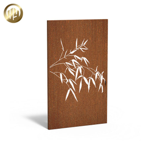 2mm Thickness Corten Steel Custom Pattern Rectangular Decoration Screen