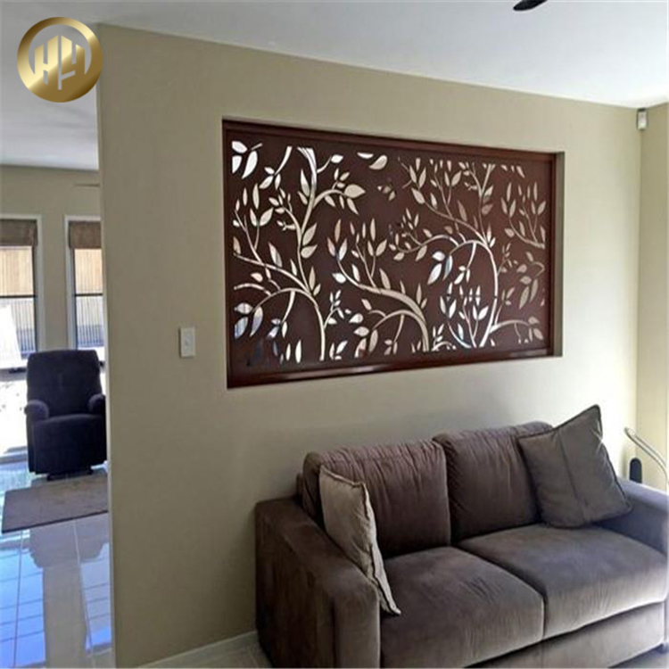 Garden Metal Powder Coating Rectangular Powder Coating Decoration Screen