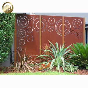 High Quality Corten Steel Rusty Metal 2mm Thickness Divider Screen