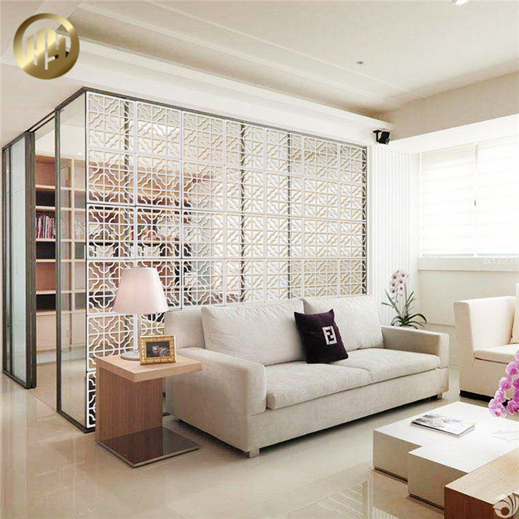 Powder Coating Metal Decoration Room Divider Ornaments Screen