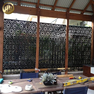 Wholesale Metal Divider Powder Coating Rectangular Decoration Screen