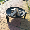 High Quality Black Round Metal Heater Outdoor Barbecue Corten Steel Fire Pit