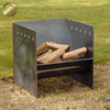 Courtyard Decoration Rectangular Assembly Wood Burning Heater Fire Pit