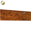Tree Pattern Corten Steel Rusty Metal Laser Cut Rusty Decoration Screen