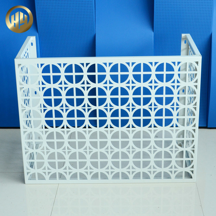 Metal Steel Rectangular Assembly Decoration Air Conditioner Cover