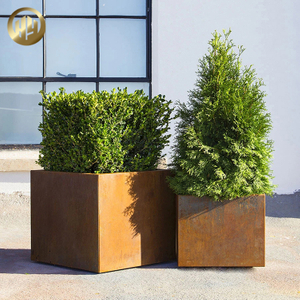 Factory Price Corten Steel Rusty Metal Decoration Plants Nursery Planter