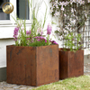 High Quality Meal Rusty Treatment Square Design Practical Planter