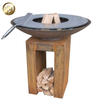 Simple Barbecue Corten Steel Custom Size Metal Practical Fire Pit