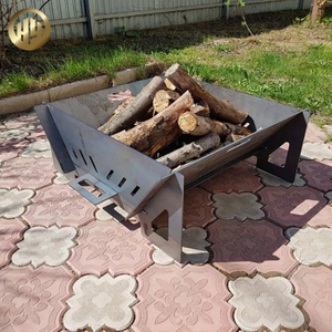 Laser Cut Assembly Easy Carry Metal Wood Burning Fire Pit Heater