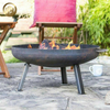 Factory Supply Steel Rusty Treatment Metal Wood Burning Fire Pit