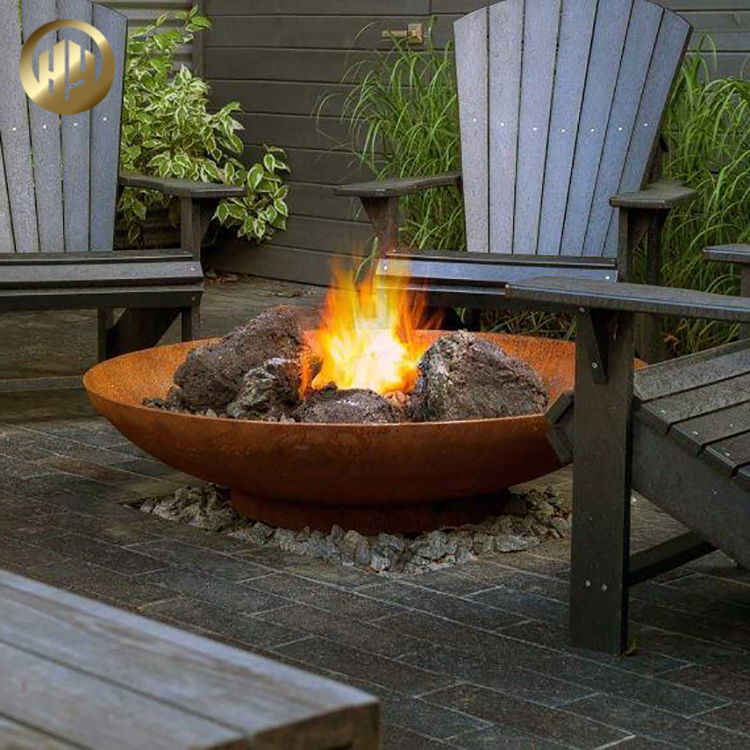Factory Price High Quality Corten Steel Fire Bowl Pit Metal Heater