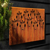 Medium Corten Steel Wall Hanging Rusty Metal Decoration Screen