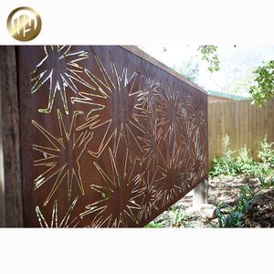 High Quality Corten Steel Rusty Metal Ornaments Decoration Screen