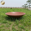 Factory Supply Corten Steel Round Barebecue Fire Pit Wood Burning Heater