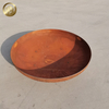 2mm Thickness Corten Steel Metal Heating Fire Pit Rusty Decoration Brazier