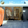 High Quality Courtyard Corten Steel Divided Metal Privacy Screen