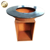 Wholesale Corten Steel Rusty Metal Barbecue Decoration Fire Pit Heater