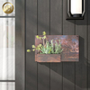 Modern Small Corten Steel Rusty Metal Decoration Wall Hanging Planter