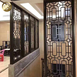 Powder Coating Metal Laser Cut Pattern Rectangular Decoration Screen