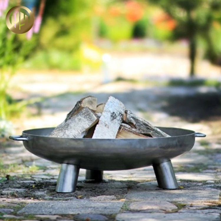 Garden Outdoor Original Colour Round Wood Burning Metal Fire Bowl Pit