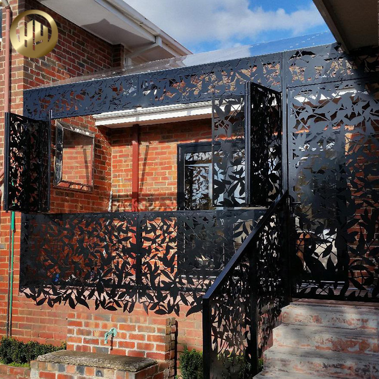 Courtyard Custom Size Powder Coating Metal Decoration Screen