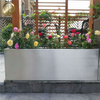 Rectangular Metal Decoration Outdoor Landscape Plants Nursery Planter