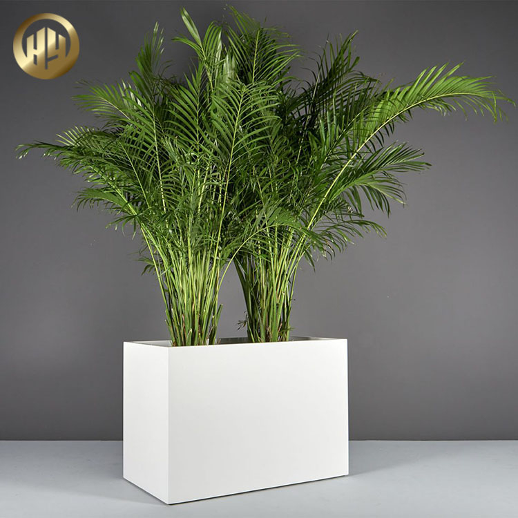 Garden Metal Custom Colour Rectangular Plantador Nursery Planter