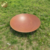 Factory Supply Corten Steel Round Barebecue Fire Pit Wood Burning Heater