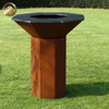 Corten Steel Rusty Barbecue Metal Fire Pit Laser Cut Heater