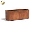 Medium Corten Steel Garden Room Decoration Metal Flower Planter