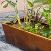 Rectangular Stand Corten Steel Garden Decoration Plants Nursery Planter