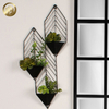 Distinctive Hanging Metal Wall Pot Decoration Steel Flower Planter