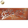 Tree Pattern Corten Steel Rusty Metal Laser Cut Rusty Decoration Screen