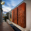 Wall Hanging Corten Steel Metal Decoration Rusty Ornaments Screen