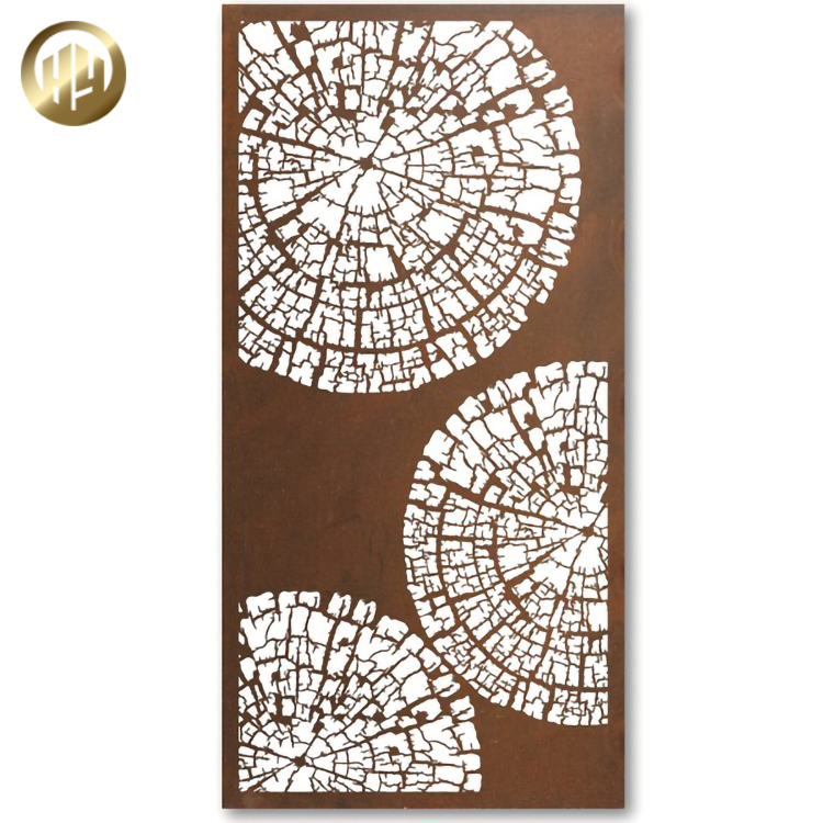 2mm Thickness Corten Steel Metal Practical Panel Decoration Screen