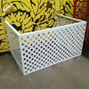 Laser Cut Custom Pattern Rectangular Assembly Metal Air Conditioner Cover