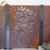 Corten Steel Rusty Metal Combination Decoration Privacy Screen
