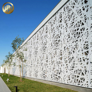 Courtyard Metal Powder Coating Ornaments Modern Pattern Decoration Screen