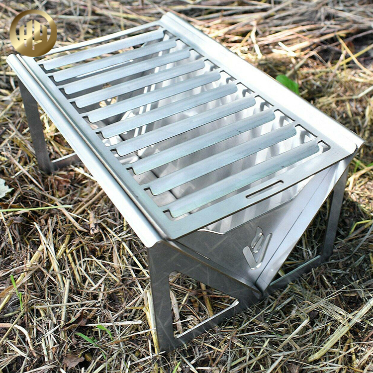 Wholesale Metal Rectangular 2mm Thickness Heating Barbecue Fire Pit