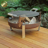 Medium Metal Round Barbecue Grill Heater Decoration Fire Bowl Pit